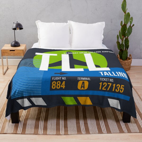 Item preview, Tallinn, Estonia (TLL) Airport Code Baggage Tag designed and sold by SLAG-Creative.