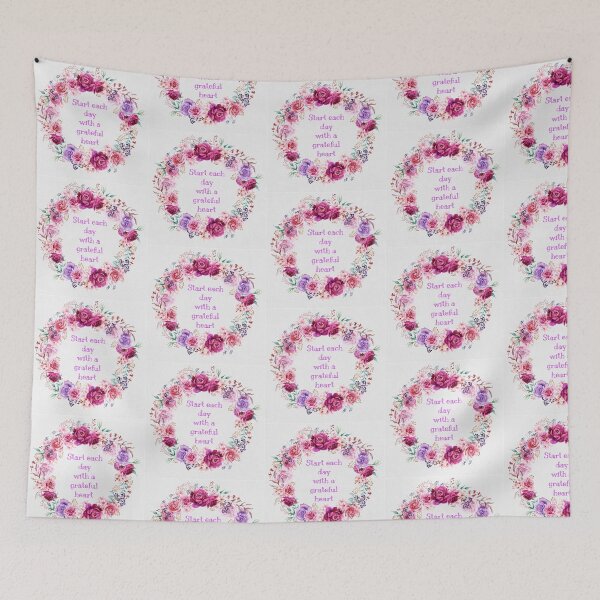 Item preview, Start each day with a grateful heart designed and sold by Pelikancrazy.