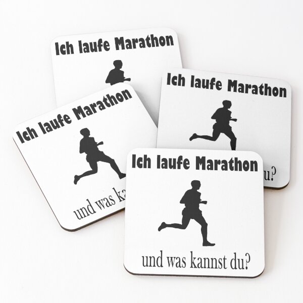 Artikelvorschau, Ich laufe Marathon und was kannst du? entworfen und verkauft von NT99.
