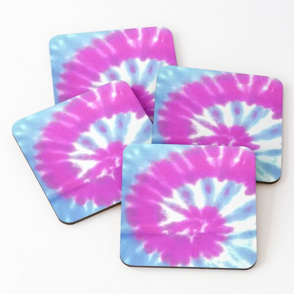 Artikelvorschau, Fuchsia und Ice Blue Spiral Tie Dye entworfen und verkauft von StarsForgers.