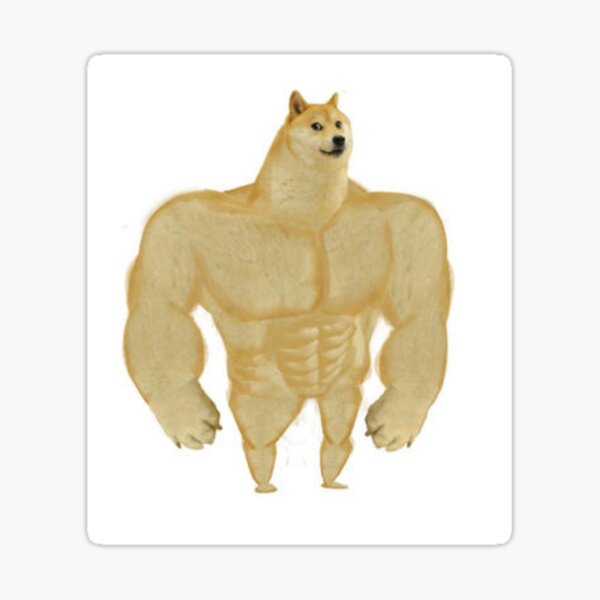 Doge Meme Stickers Redbubble - roblox doge particles