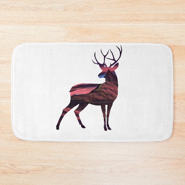 Item preview, Deer in Mountain Dusk designed and sold by Snilfen.