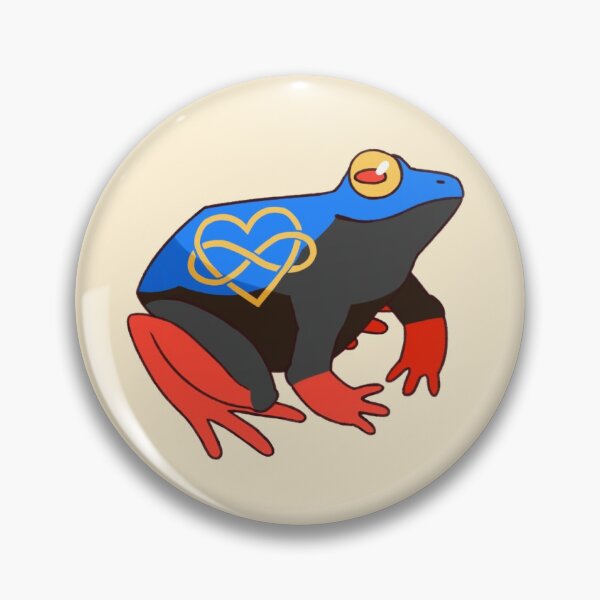 Item preview, Polyamorous Pridefrog designed and sold by amphibian-a-day.