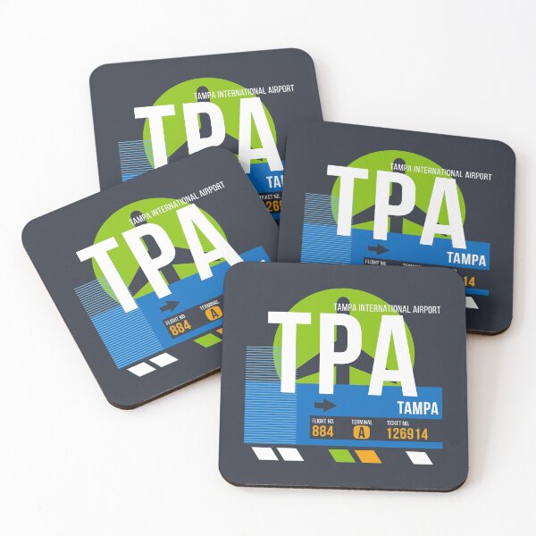 Item preview, Tampa, Florida (TPA) Airport Code Baggage Tag designed and sold by SLAG-Creative.