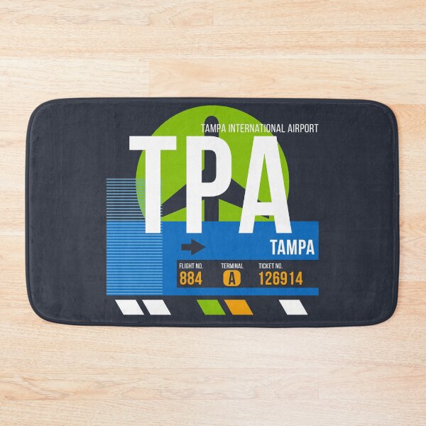 Item preview, Tampa, Florida (TPA) Airport Code Baggage Tag designed and sold by SLAG-Creative.