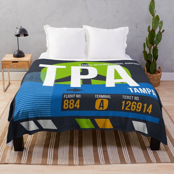 Item preview, Tampa, Florida (TPA) Airport Code Baggage Tag designed and sold by SLAG-Creative.
