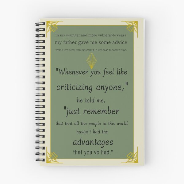 Item preview, Great Gatsby Nick Caraway Quote designed and sold by Local-Cryptid.