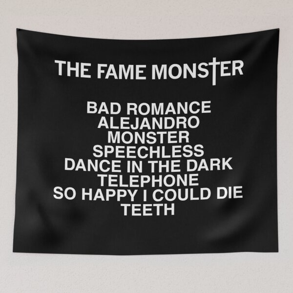 Item preview, The Fame Monster Tracklist (songs) designed and sold by AlertStore.