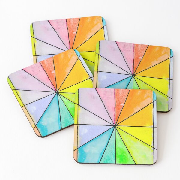 Item preview, Stain Glass Rainbow Watercolor designed and sold by Designs By YL.
