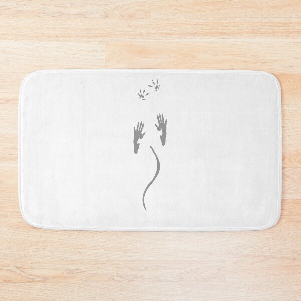 Item preview, Rat Tracks, Foot and Tail - Gray designed and sold by NickKnackPrints.