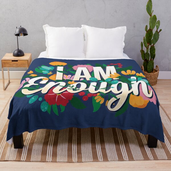 Item preview, I Am Enough Floral Theme designed and sold by Maportia.