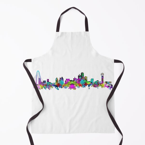 Item preview, Painted Jagged Dallas Skyline designed and sold by Warren Paul Harris.