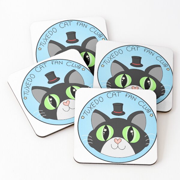 Item preview, Tuxedo Cat Fan Club designed and sold by ohnozozo.