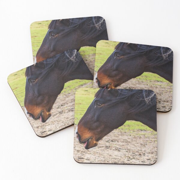 Item preview, Portrait of a chestnut horse designed and sold by lena-maximova.