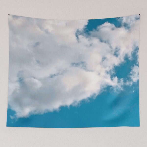 Item preview, Pretty Turquoise Sky With White Clouds designed and sold by Barolina.