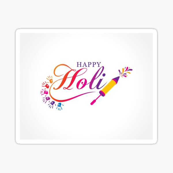 llustration of abstract colorful Happy Holi background card design for  color festival of India celebration greetings