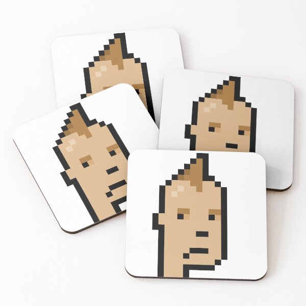 Item preview, CryptoPunk #24 (Male with Mohawk haircut) designed and sold by inVinnieVeritas.