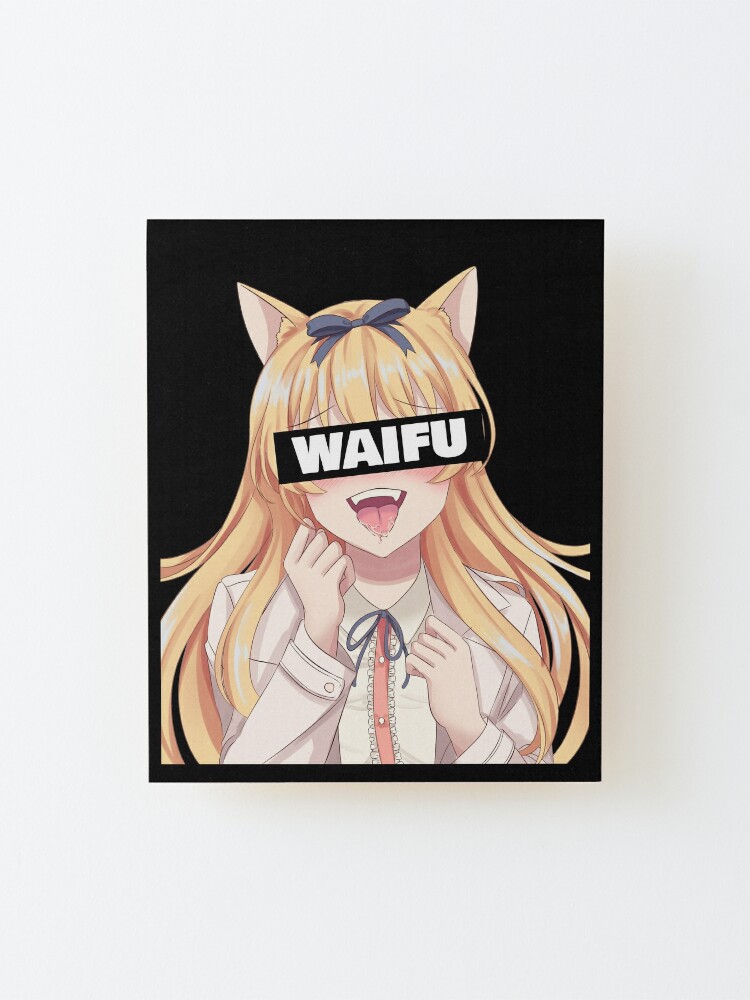 Waifu Fanart Japanese Kawaii Anime Manga Japan Art Print by DerNerd