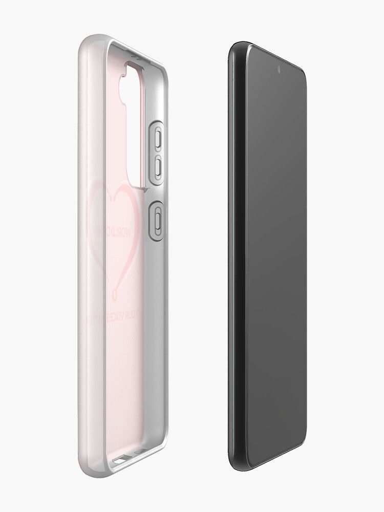 Alternate view of World Of NP Your Voices Matter Case & Skin for Samsung Galaxy