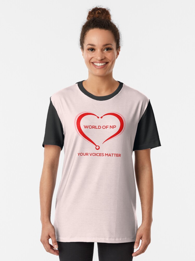 Alternate view of World Of NP Your Voices Matter Graphic T-Shirt