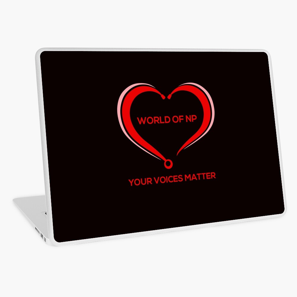World Of NP Your Voices Matter Laptop Skin