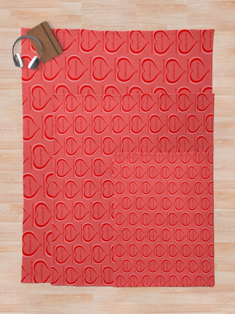 Alternate view of World Of NP Your Voices Matter Throw Blanket
