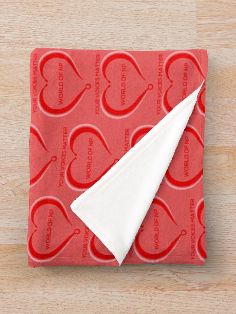 Alternate view of World Of NP Your Voices Matter Throw Blanket