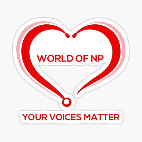 World Of NP Your Voices Matter Sticker