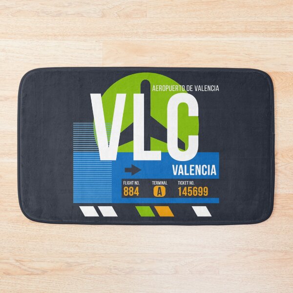 Item preview, Valencia, Spain (VLC) Airport Code Baggage Tag designed and sold by SLAG-Creative.