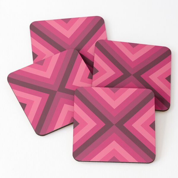Item preview, Striped chevron fuchsia line pattern designed and sold by BLMcreations.