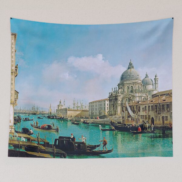 Item preview, View of the Grand Canal and the Dogana - Bernardo Bellotto designed and sold by brushandframes.