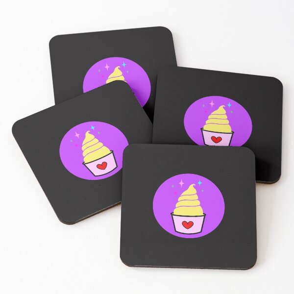 Item preview, Black Purple Blue Red Heart Pink Blue Heart Purple Cup Heart Blue Pink White Purple Pineapple Soft Serve Magic Magical Food Foodie Whipped Ice Cream designed and sold by mariesmunchies.