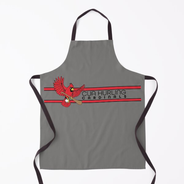 Item preview, CUA Hurling Club Cardinal with stripes (black font) designed and sold by CUAHurlingClub.