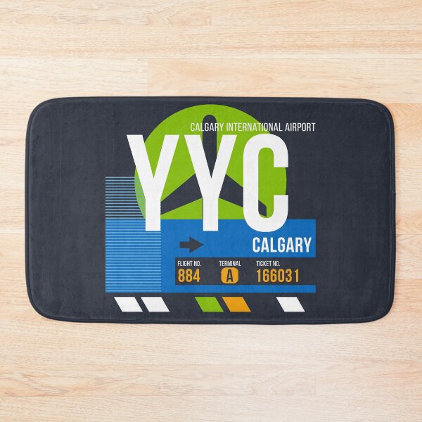 Item preview, Calgary, Alberta (YYC) Airport Code Baggage Tag designed and sold by SLAG-Creative.