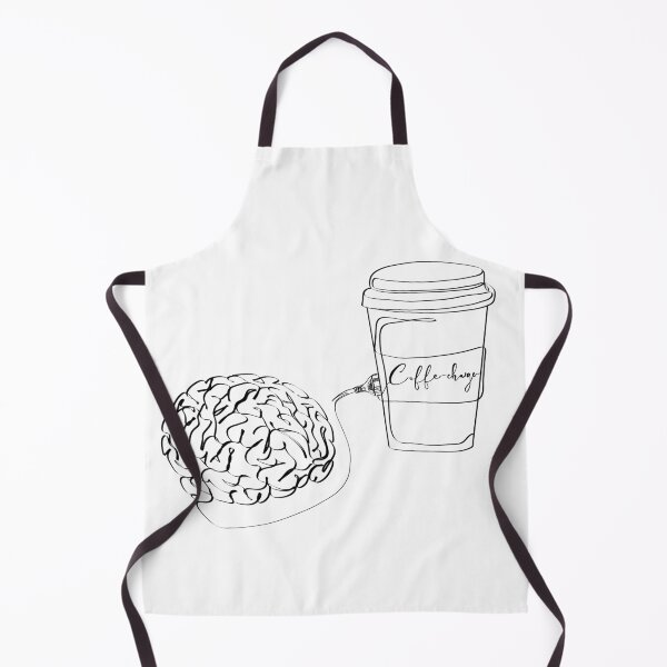 Item preview, Continuous line illustration of brain charging with coffe. Addiction  designed and sold by AriadnaArt.