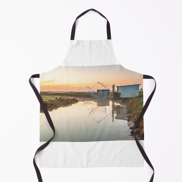 Item preview, Sunrise over the Louippe fisheries in Bouin in Vendée designed and sold by RobArt-Photo.