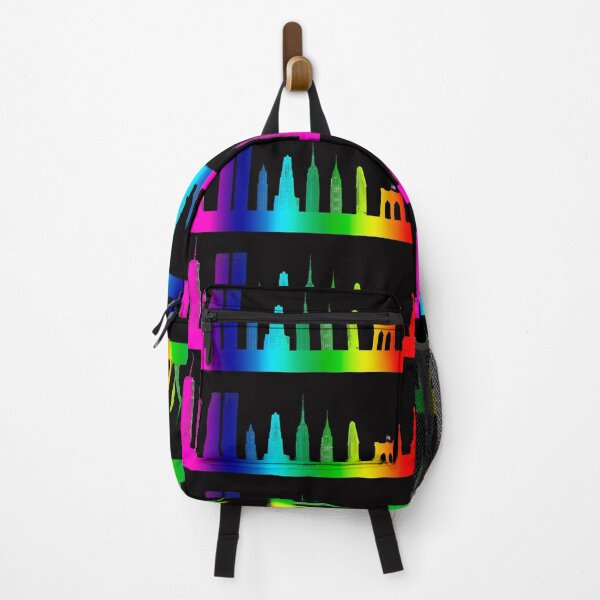 Artikelvorschau, Regenbogen-New- York Cityskyline entworfen und verkauft von Warren Paul Harris.