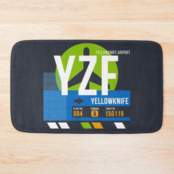 Item preview, Yellowknife, Northwest Territories (YZF) Airport Code Baggage Tag designed and sold by SLAG-Creative.