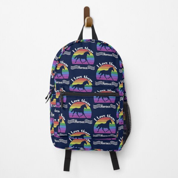 Item preview, Horses i Love them, rainbow sun. Best gift designed and sold by made4K.