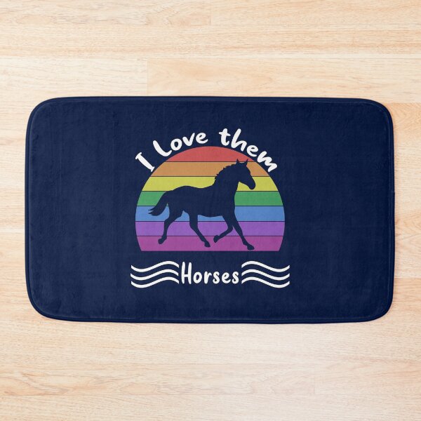 Item preview, Horses i Love them, rainbow sun. Best gift designed and sold by made4K.