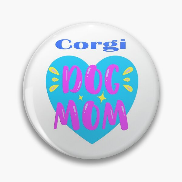 Item preview, Corgi Dog Mom - Pink and Blue designed and sold by Douglas  Walker.