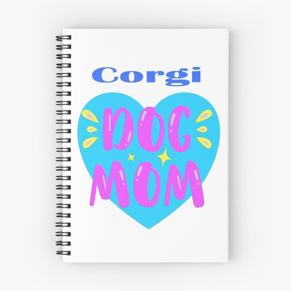 Artikelvorschau, Corgi Dog Mom - Pink und Blau entworfen und verkauft von Douglas Walker.