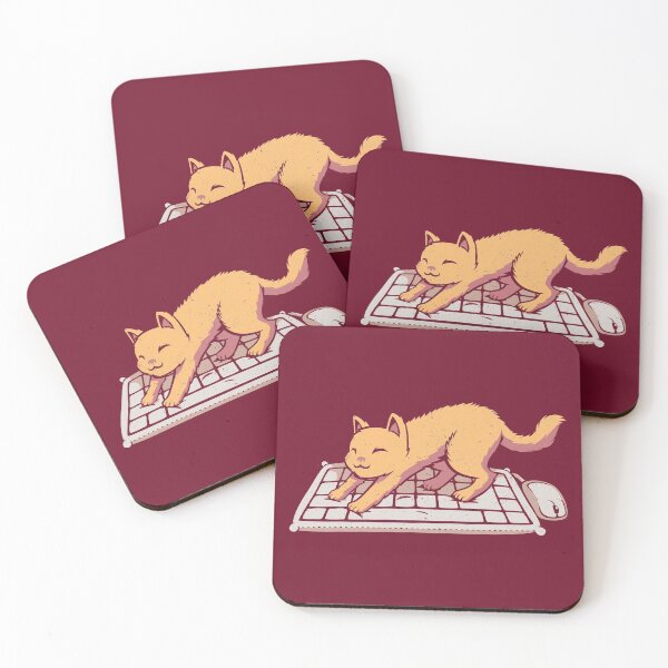 Item preview, Cat Keyboard No Personal Space designed and sold by Tobe Fonseca®.