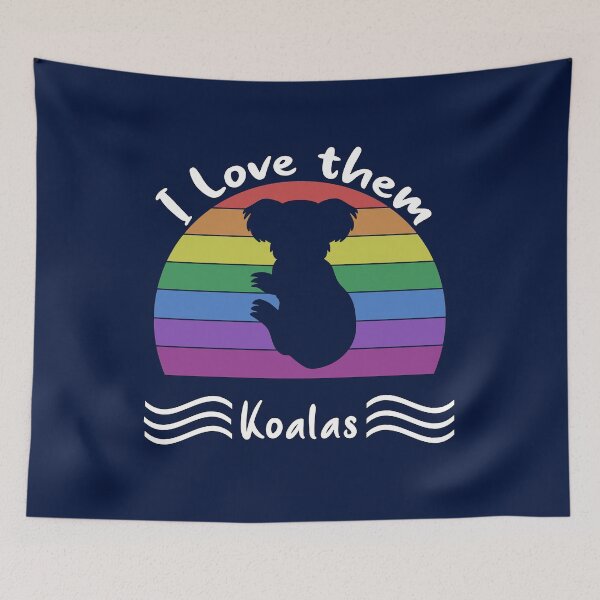 Item preview, Koalas i Love them, rainbow sun. Best gift designed and sold by made4K.
