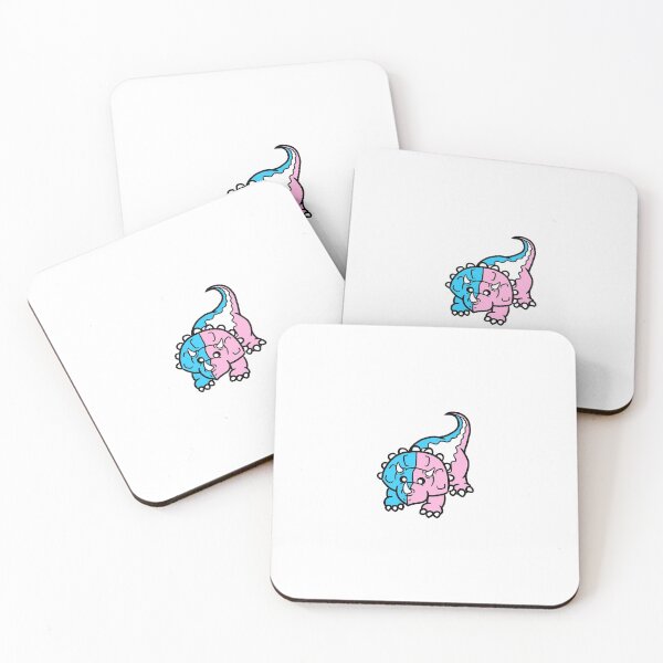 Item preview, Pride Dino: trans-ceratops (no background) designed and sold by lily-cpudlo.
