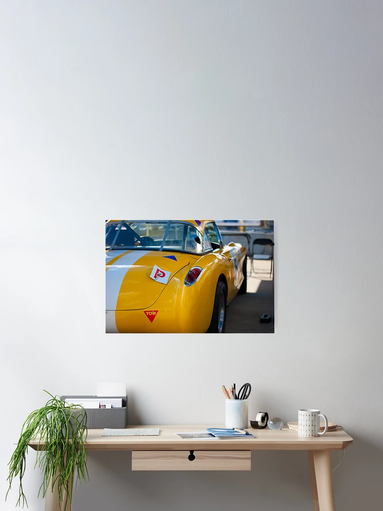Thumbnail 2 of 3, Poster, 1956 Corvette Rear View designed and sold by Stuart Row.