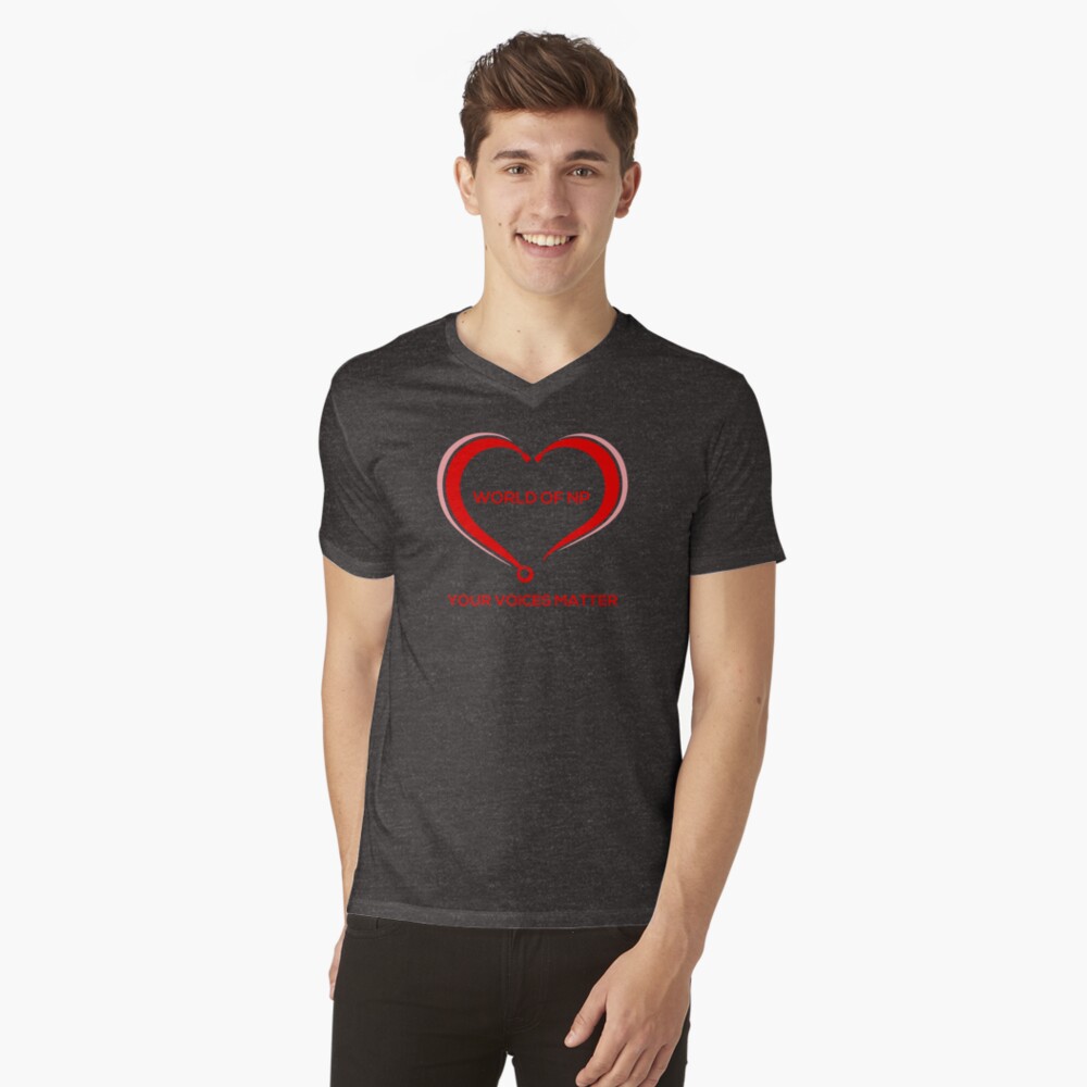 World Of NP Your Voices Matter V-Neck T-Shirt