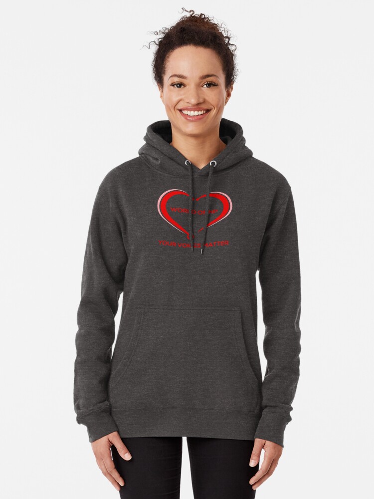 Alternate view of World Of NP Your Voices Matter Pullover Hoodie