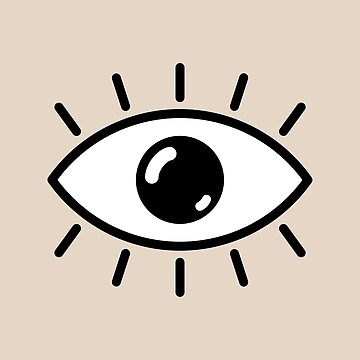 Artwork thumbnail, Open eye - beige by reIntegration