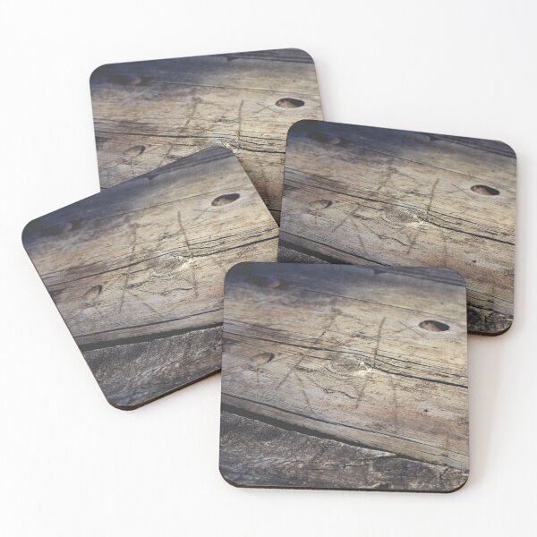 Item preview, Weathered picnic table marked by decades of users designed and sold by JinjerS.